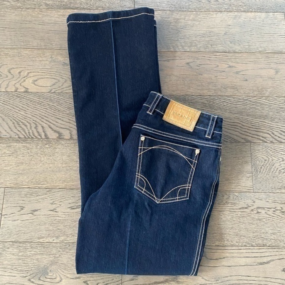 Escada Dark Wash Bootcut Jeans
